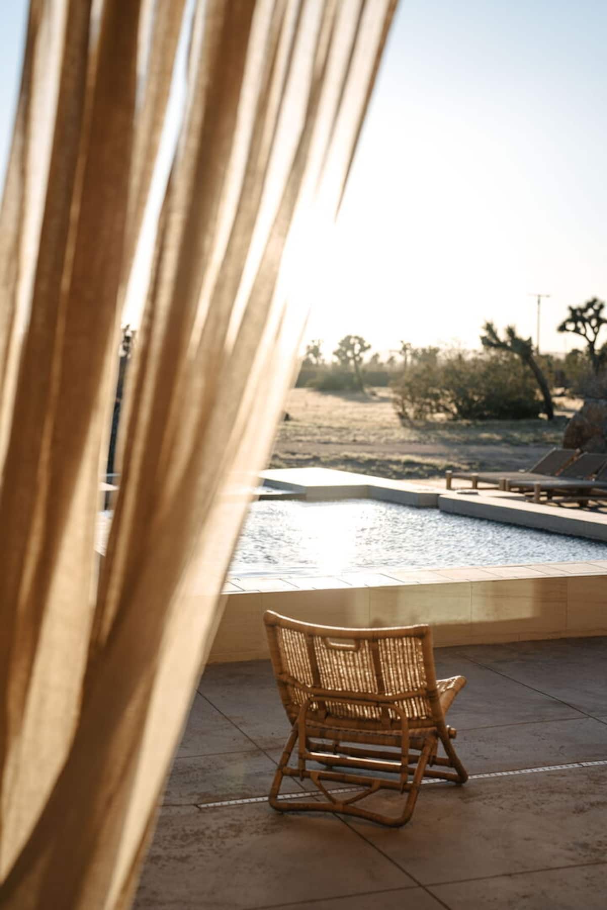 An exquisite desert retreat near Joshua Tree