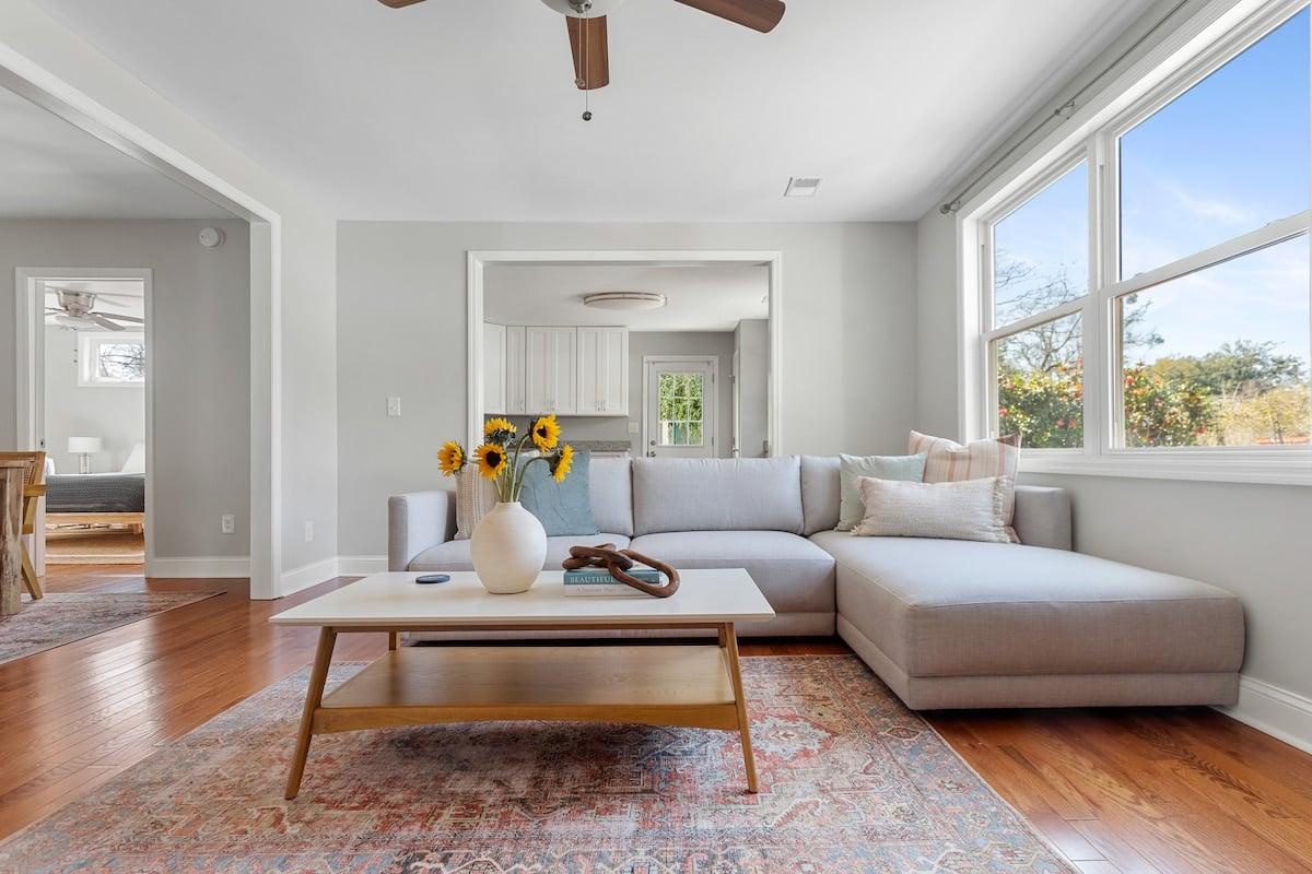 Living Room with Smart TV
