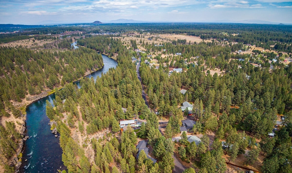 Unwind in a riverfront sanctuary of elegance and charm in Bend, OR