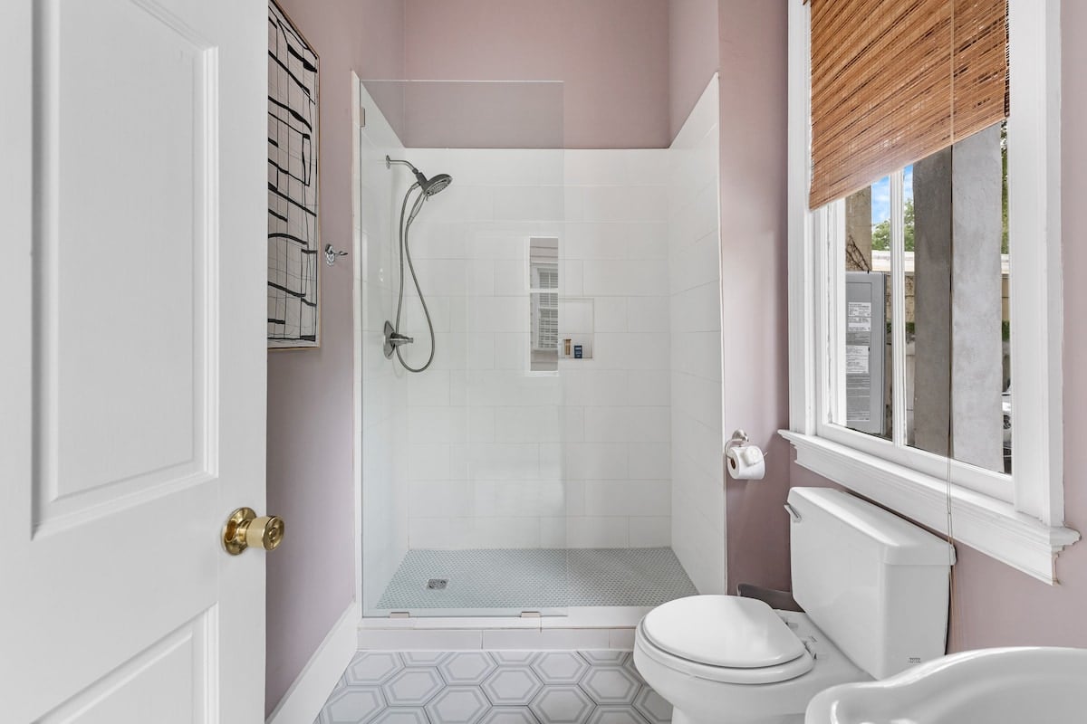 Full Bathroom with Walk In Shower