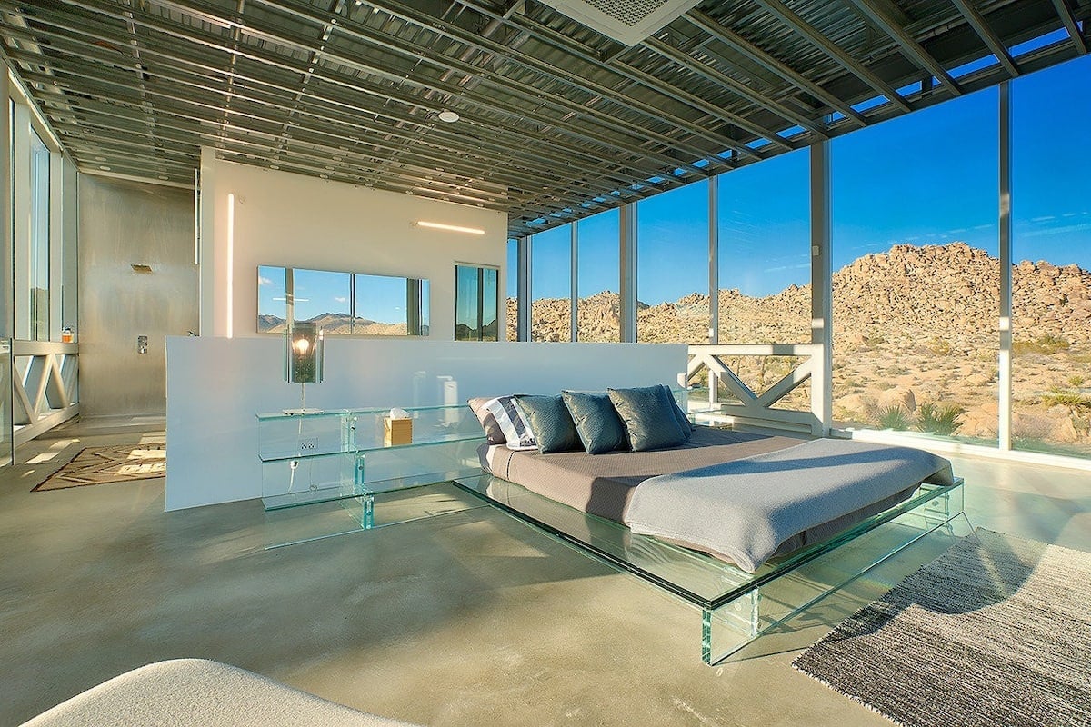 The master features an in room full bath, complete with rainfall shower and soaking tub