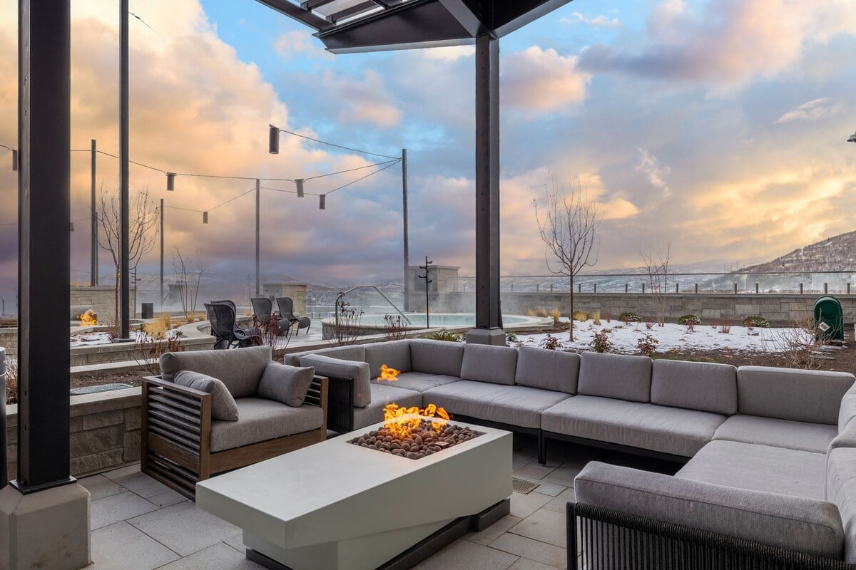 Lounge Area, Grand Hyatt Deer Valley | McHenry Canyon Haven in Deer Valley, Utah by Luxus Vacation Properties