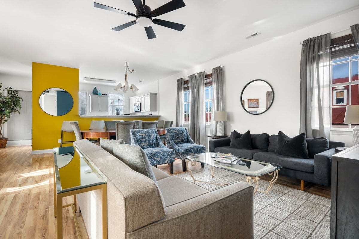Living Room with Smart TV