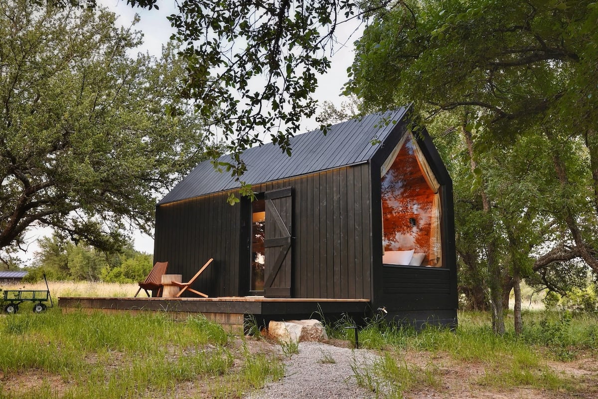 Book our Agave Cabin in Mother Nature for glamping at its best.

Expect an insanely gorgeous cabin, wood burning hot tub, and all the nature views. Everything you need and nothing you don’t. 