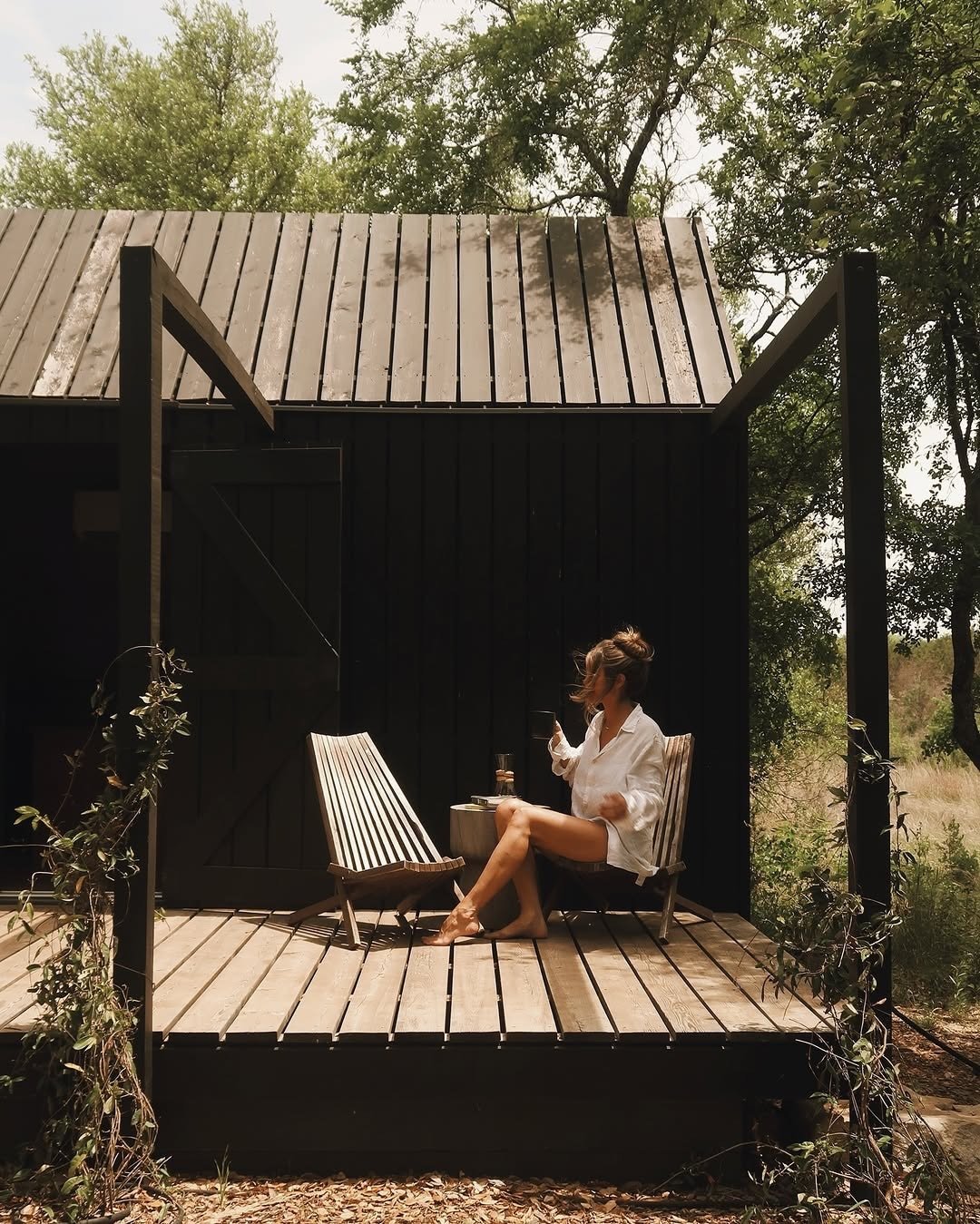 Modern Cabin • Wood-Burning Winter Hot Tub image 13