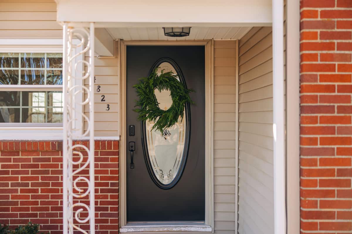 Enter through this Beautiful door to your grand home.