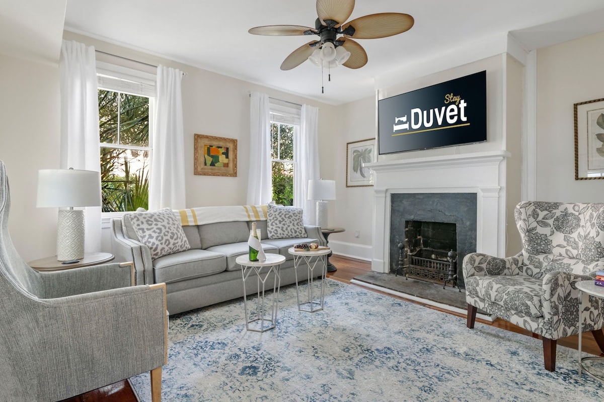 Living Room with Smart TV