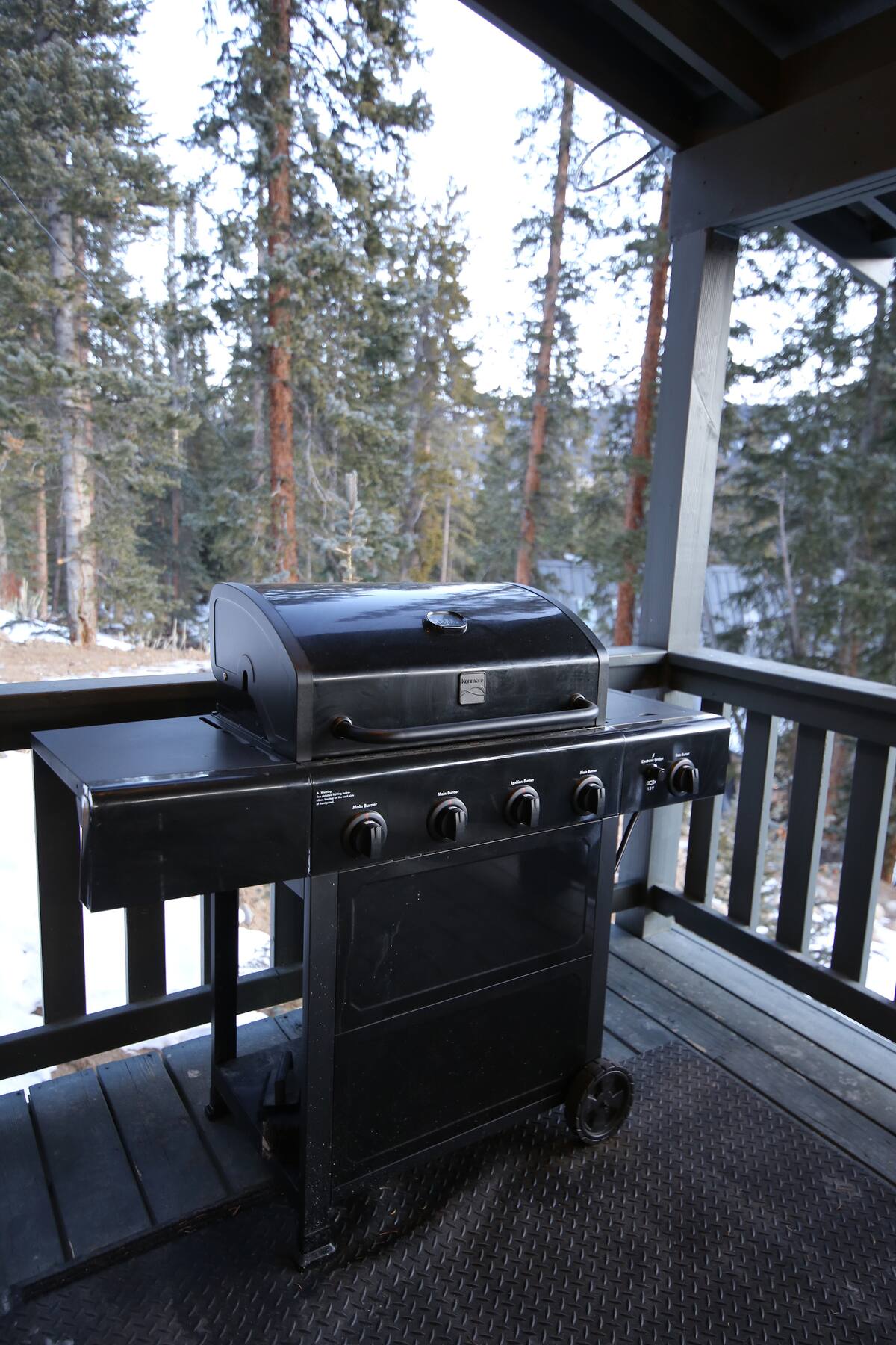 New propane grill, has brush and BBQ tools
