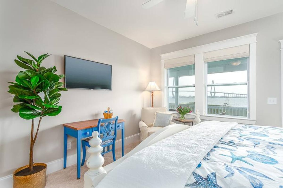 King Bedroom with Smart TV