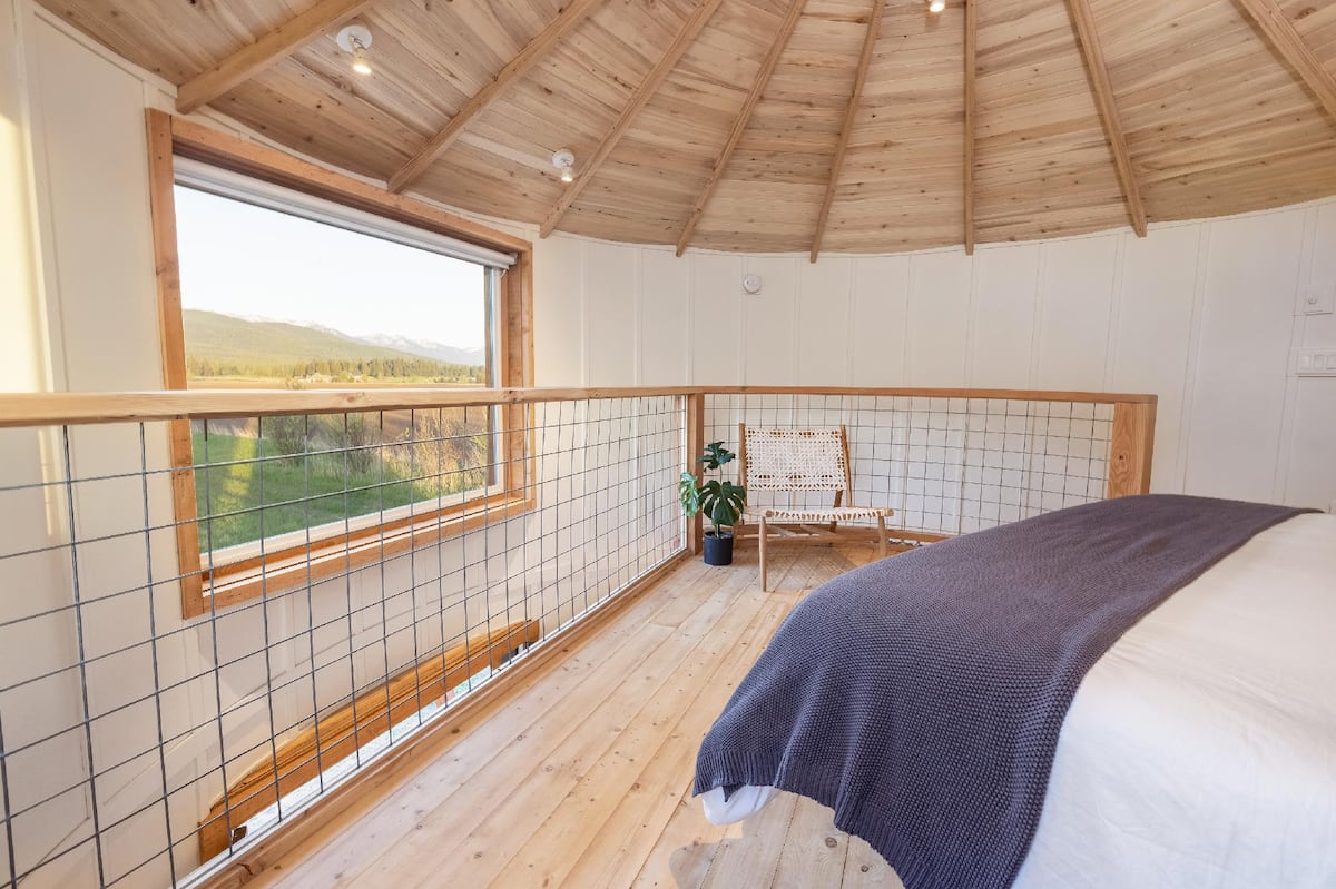 Retreat to the main bedroom, nestled within the cozy loft area