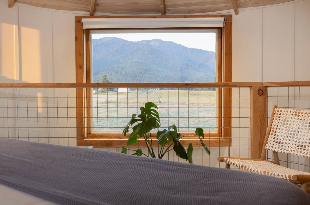 Greet each morning with a breathtaking mountain sunrise