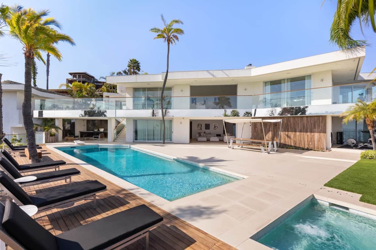 Luxury loungers to relax and unwind.