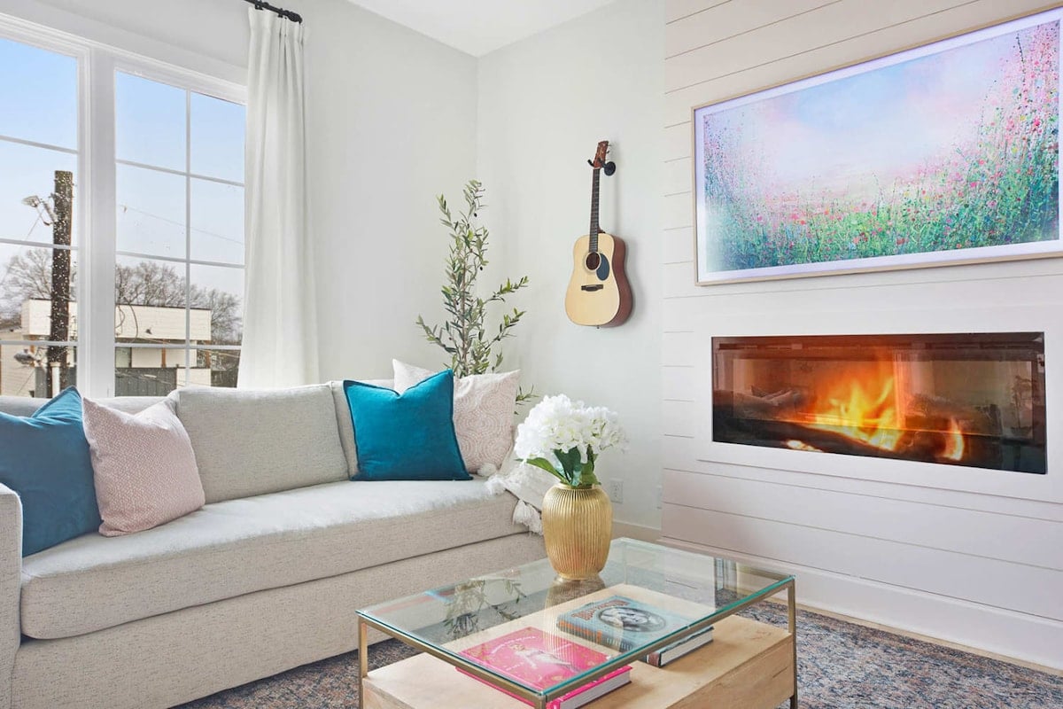 Warm Living Room with Elegant Décor and Natural Light