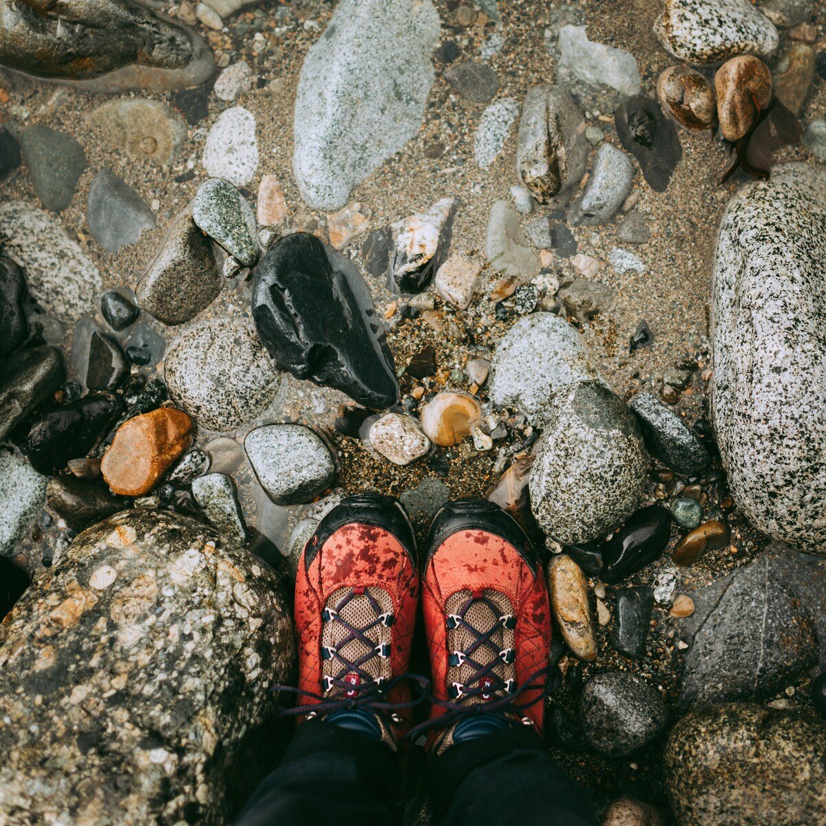 Endless river pebbles to wander.