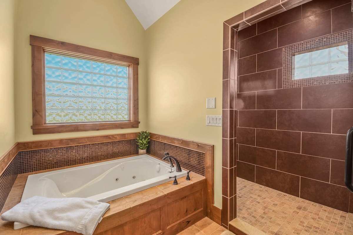 Full Bath - accessible from Bedroom 1.