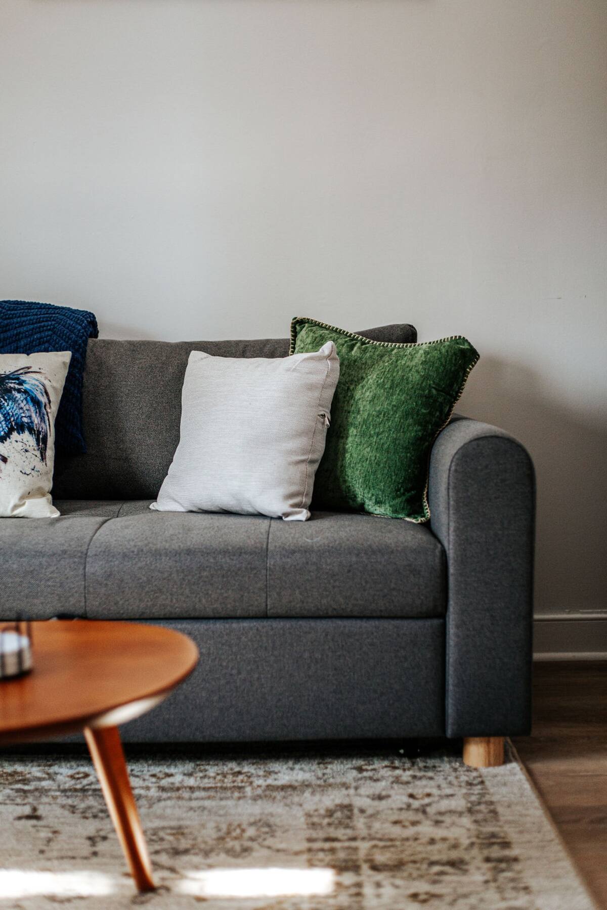[Main Floor] If you have the need for a second bed, the sofa folds out to a pretty cozy queen.