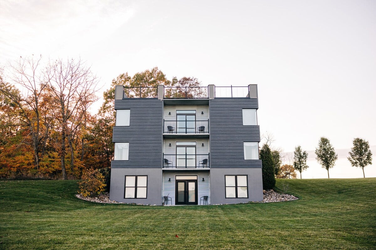 A shot of the front of the house!