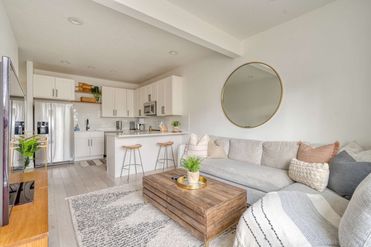 Warm wood, high ceilings, and the neighborhood just outside your door in Portland, OR
