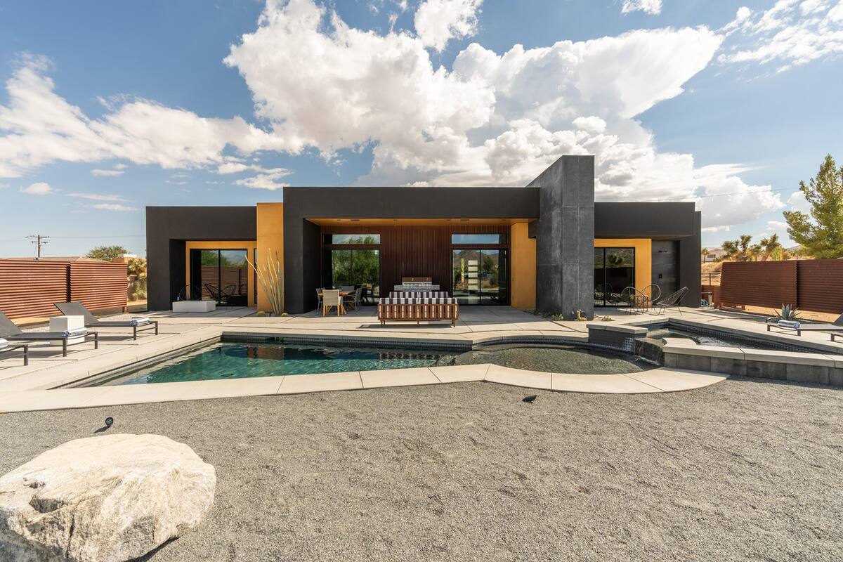 Outdoor lounge area