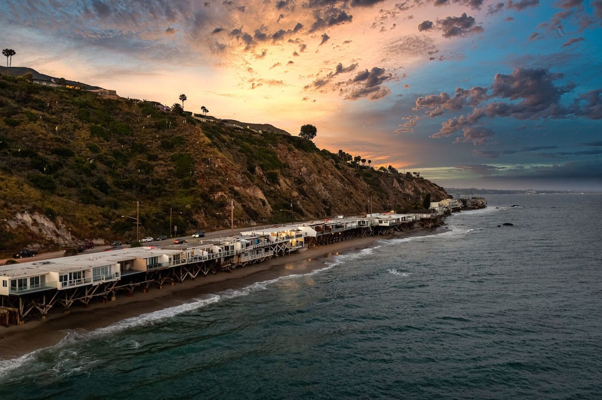 A beachfront compound in Malibu built for the whole group in Malibu, US