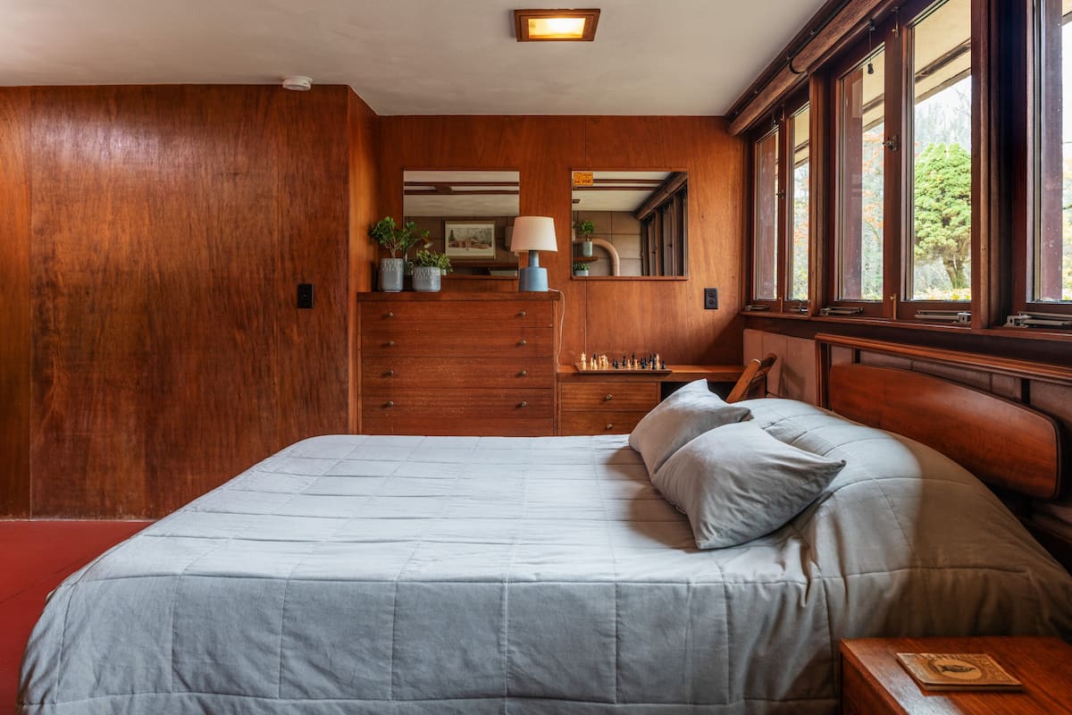 The tranquil master bedroom 